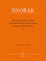 String Quartet #2 in B flat Major Set of parts cover Thumbnail